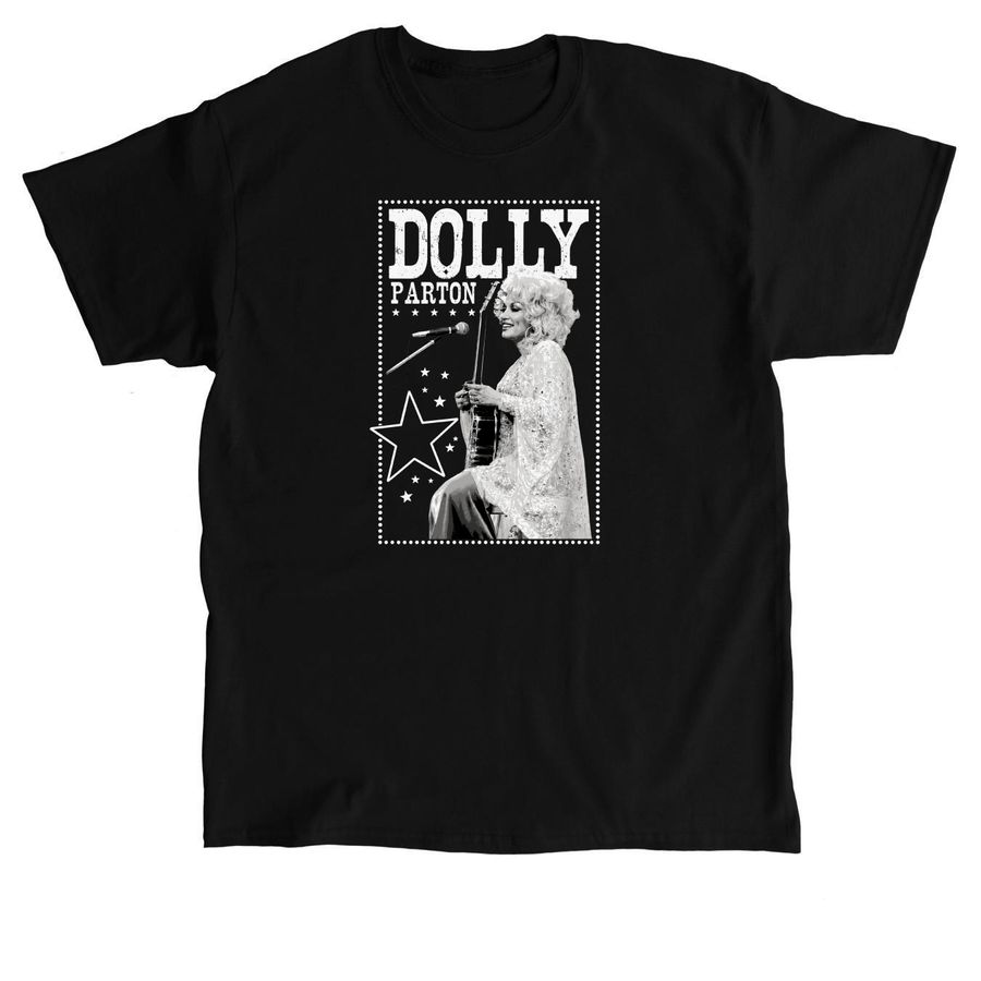 Dolly Parton T Shirt, a Black Classic Unisex Tee