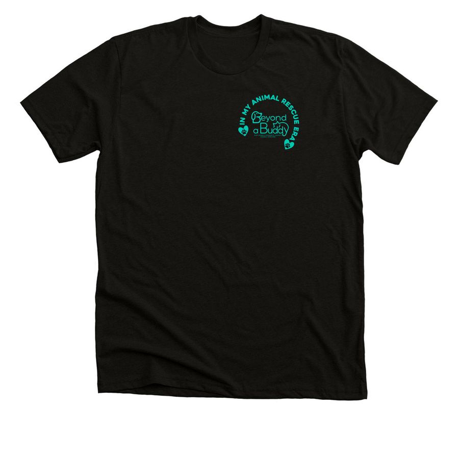 In My Rescue Era, a Black Heather Premium Unisex Tee
