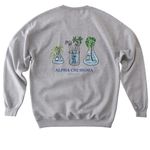 Plant Design, a Sport Grey Softstyle Crewneck Sweatshirt (back-view)