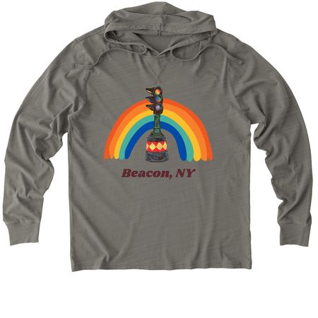Celebrate Beacon!, a Driftwood Grey Allmade Organic Cotton Mineral Dye Hoodie Tee
