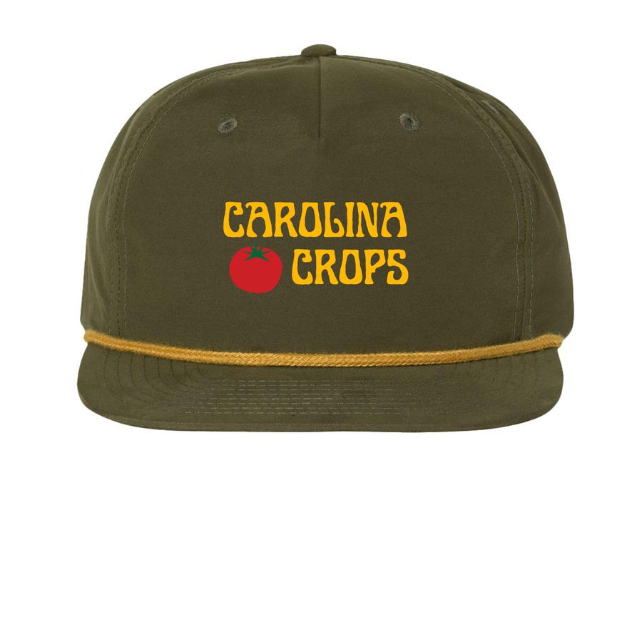 Carolina Crops Hat, a Loden/ Amber Gold Printed Umpqua Snapback Cap