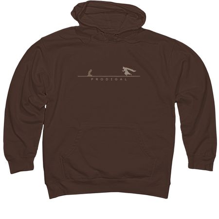 Bubba's Story - THE PRODIGAL, a Brown Midweight Pullover Hoodie