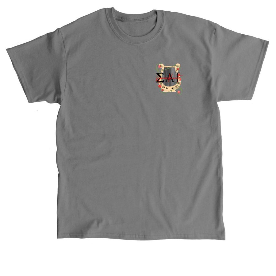 SAI lyre tee, a Charcoal Classic Unisex Tee