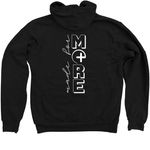 Made for More Zip-up Hoodie, a Black Zip Up Hoodie (back-view)