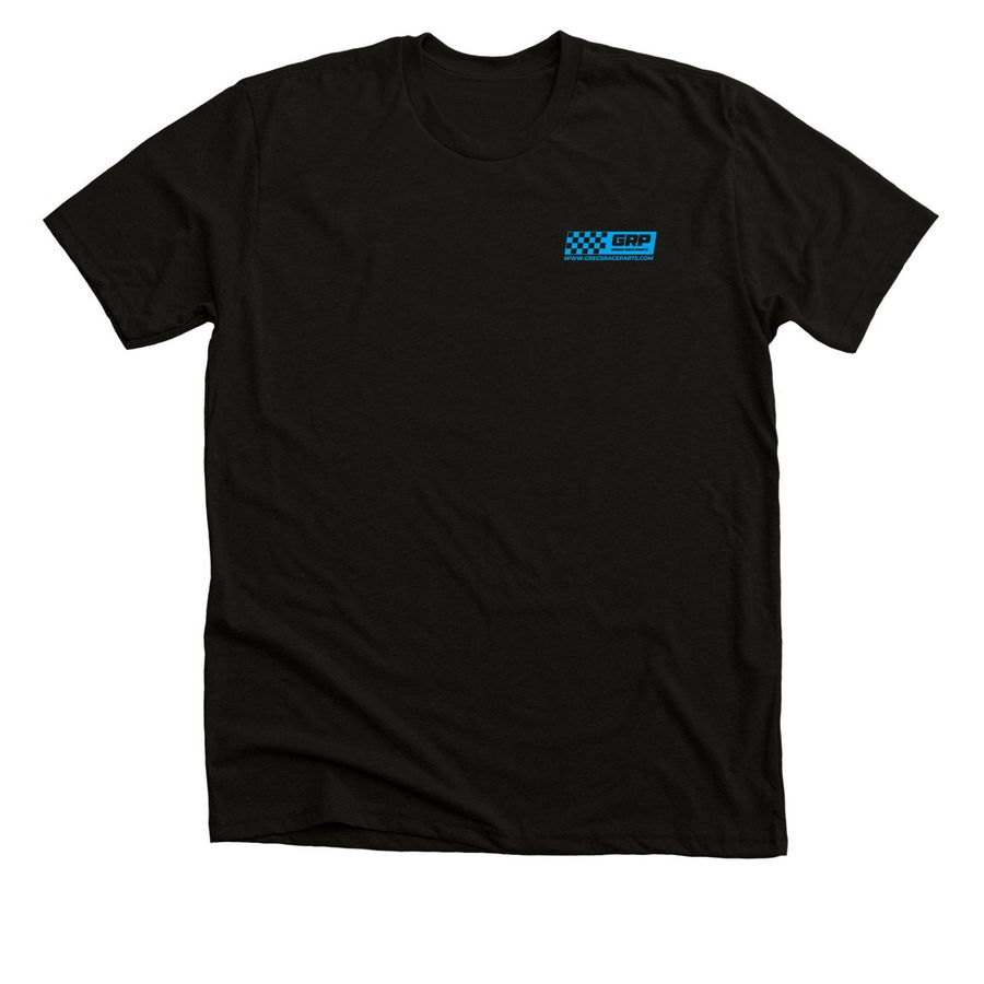 GRP Elise Blue, a Solid Black Blend Premium Unisex Tee