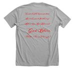 DrizzleDeal, a Athletic Heather Premium Unisex Tee (back-view)