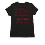 DrizzleDeal, a Deep Black Allmade Eco Triblend Women?s Tee (back-view)