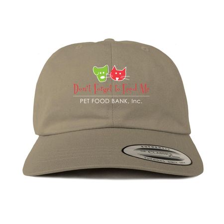 Hats off to Pets, a Khaki Printed Classic Baseball Cap