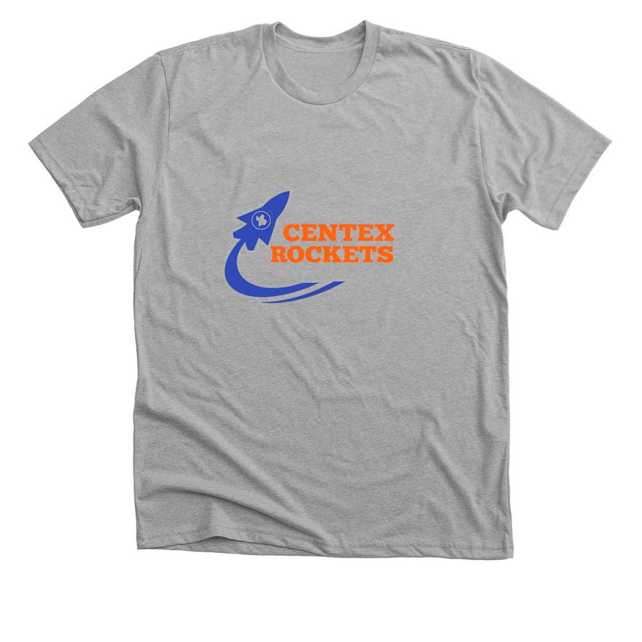 CenTex Rockets Shirts, a Athletic Heather Premium Unisex Tee