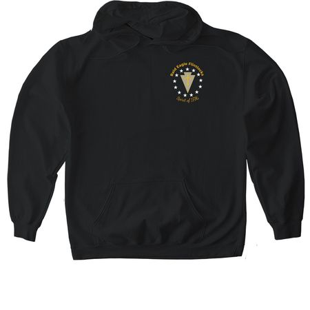Spirit of 1776, a Black Gildan Softstyle Pullover Hoodie