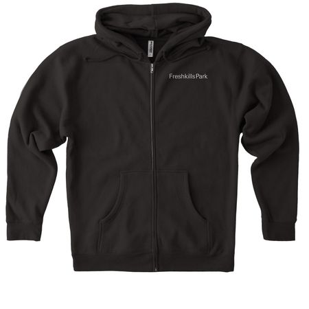 Grassland Collection, a Black Heavyweight Zip Up Hoodie
