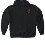 Malinois Do It All, a Black Gildan Softstyle Pullover Hoodie (back-view)