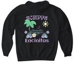 Work wear, a Black Gildan Softstyle Pullover Hoodie (back-view)