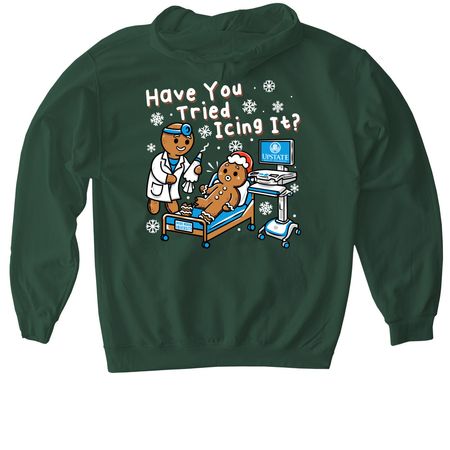 Have You Tried Icing It?, a Forest Green Softstyle Pullover Hoodie