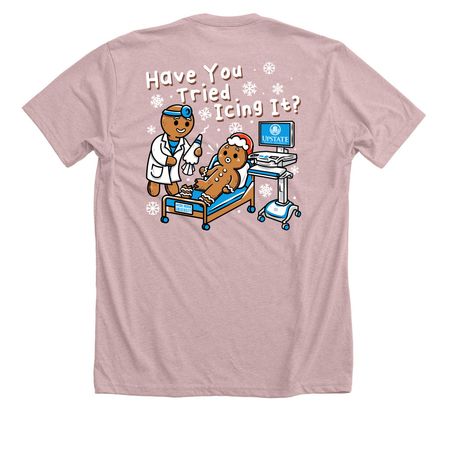 Have You Tried Icing It?, a Heather Pink Gravel Premium Unisex Tee