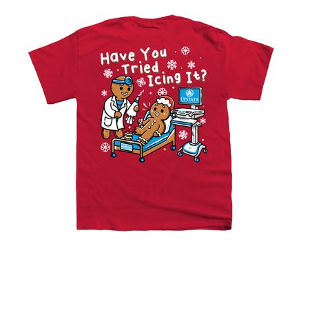 Have You Tried Icing It?, a Red Youth Unisex Tee