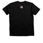Not Flexible, a Black Heather Premium Unisex Tee (back-view)