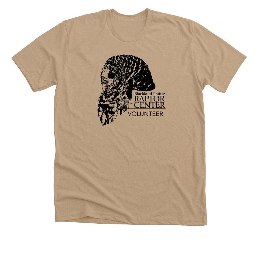 Volunteer Shirt, a Heather Sand Dune Premium Unisex Tee