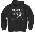 2026 Corduroy Crush SWAG, a Black Pullover Hoodie (back-view)