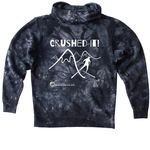 2026 Corduroy Crush SWAG, a Black Youth Tie Dye Pullover Hoodie (back-view)