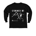 2026 Corduroy Crush SWAG, a Black Youth Long Sleeve Tee (back-view)