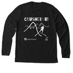 2026 Corduroy Crush SWAG, a Solid Black Blend Premium Long Sleeve Tee (back-view)