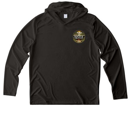 Tracks & Truffles Co. ? Trailborn Apparel, a Black UV Performance Long Sleeve Hoodie