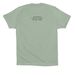 Bluvine Babe, a Dusty Blue Premium Cotton Tee (back-view)