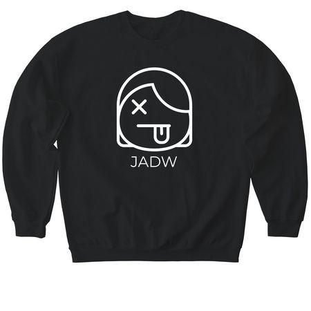 Just Another Dead Woman--JADW, a Black Softstyle Crewneck Sweatshirt
