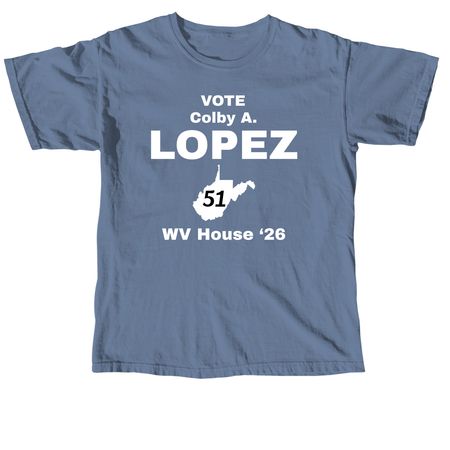 Lopez4Change Shirts, a Blue Jean Comfort Colors Unisex Tee