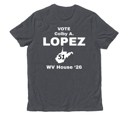 Lopez4Change Shirts, a Terrain Grey Allmade Organic Cotton Unisex Tee