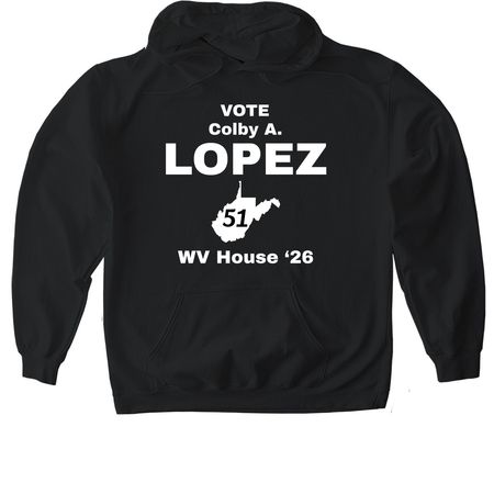 Lopez4Change Shirts, a Black Gildan Softstyle Pullover Hoodie