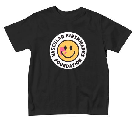 VBF Yellow Smiley - Toddler, a Black Toddler Tee