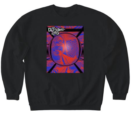 Djzeddie dimensions&nbsp;, a Black Softstyle Crewneck Sweatshirt