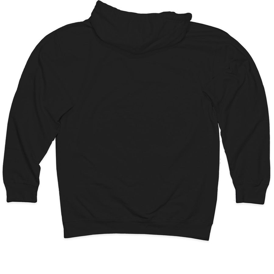 Miracle Ready, a Black Midweight Pullover Hoodie (back-view)
