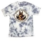 GSROC Shirts, a Grey Crystal Tie Dye Tee (back-view)