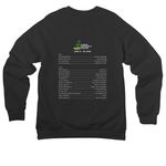 God of Carnage Show Shirts, a Black Premium Raglan Crewneck Sweatshirt (back-view)