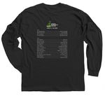 God of Carnage Show Shirts, a Black Classic Long Sleeve Tee (back-view)