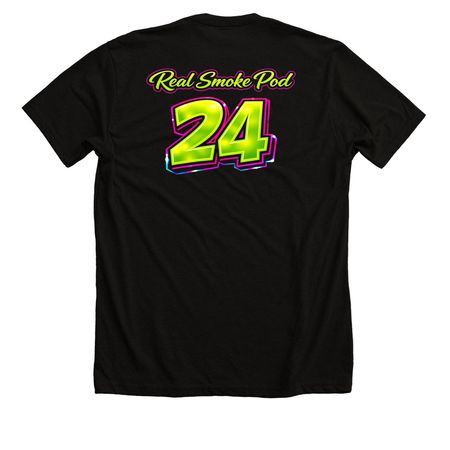 What year y'all start this thing?, a Solid Black Blend Premium Unisex Tee (back-view)