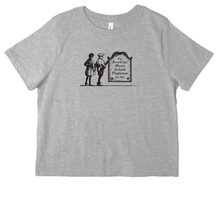 Playhouse Centennial Light Grey / Black, a Athletic Heather Women's Heavyweight Tee
