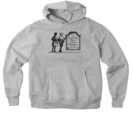 Playhouse Centennial Light Grey / Black, a Athletic Heather Premium Heavyweight Pullover Hoodie