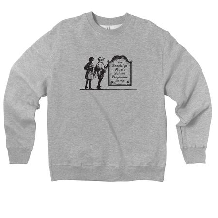 Playhouse Centennial Light Grey / Black, a Athletic Heather Premium Heavyweight Crewneck Sweatshirt