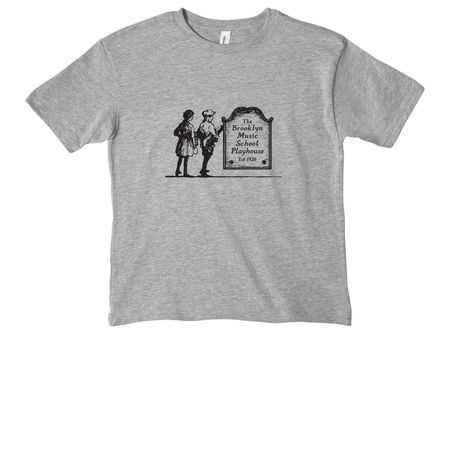 Playhouse Centennial Light Grey / Black, a Athletic Heather Youth Heavyweight Tee