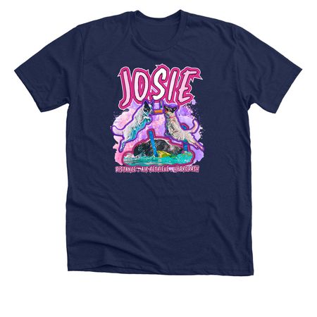 Josie 2026, a Solid Navy Blend Premium Unisex Tee