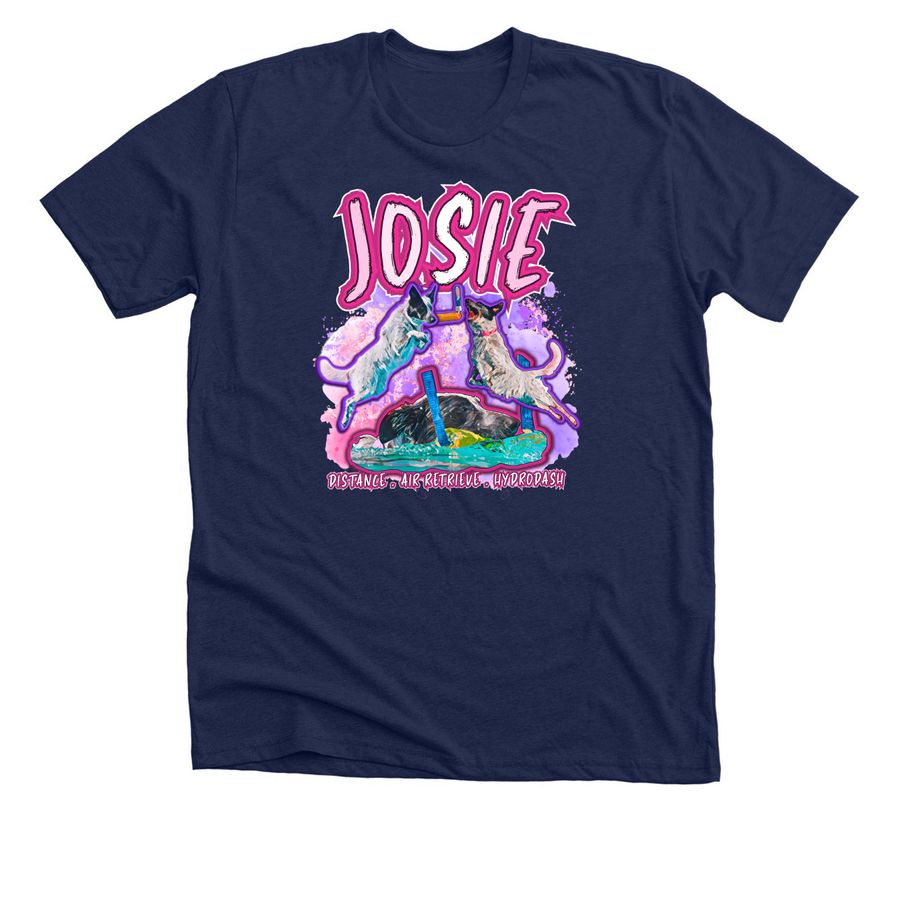 Josie 2026, a Solid Navy Blend Premium Unisex Tee
