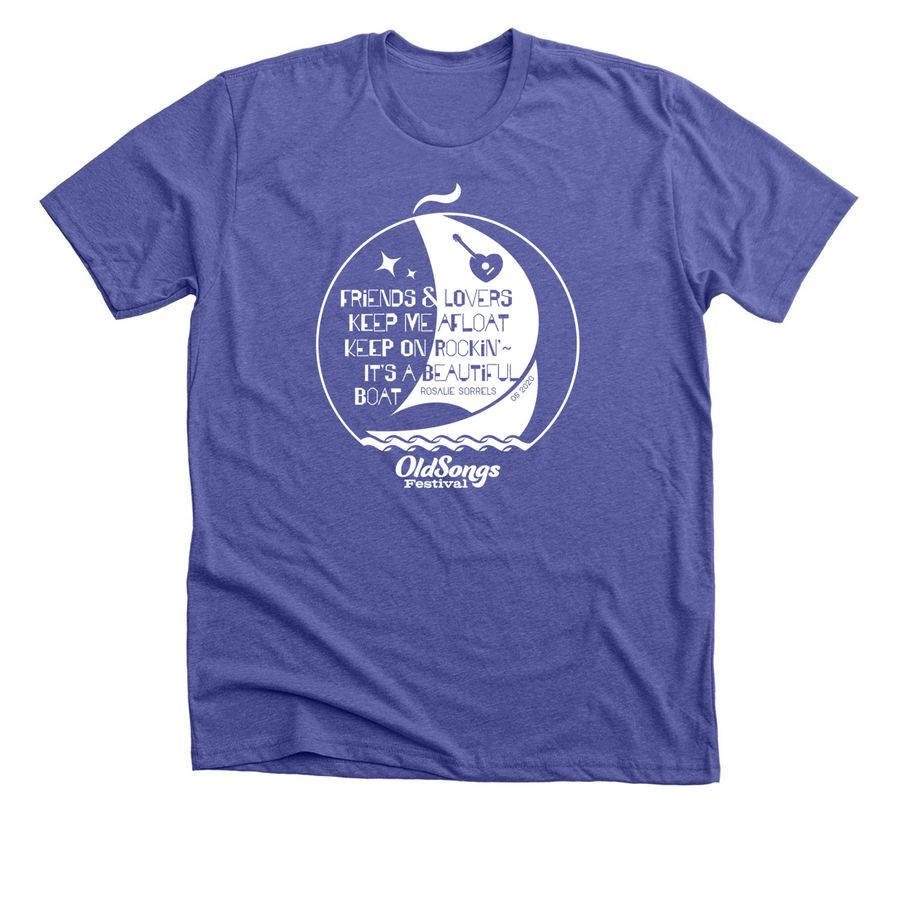 2020 Old Songs Festival T-shirt, a Heather Lapis Premium Unisex Tee