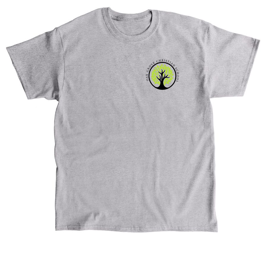 Tree Logo - w/ Green, a Sport Grey Classic Unisex Tee