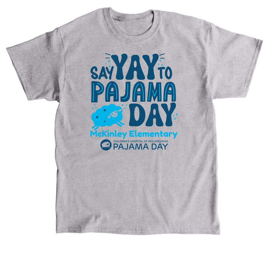McKinley Wears Pajamas for CHOP, a Sport Grey Classic Unisex Tee