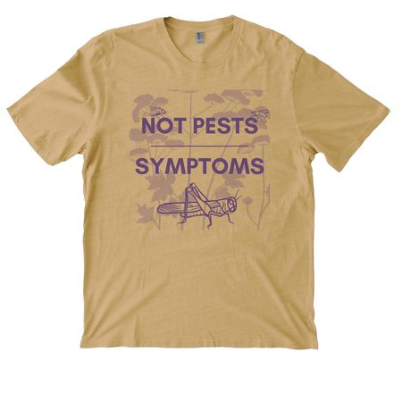 Not Pests Tees, a Golden Wheat Allmade Organic Cotton Mineral Dye Tee