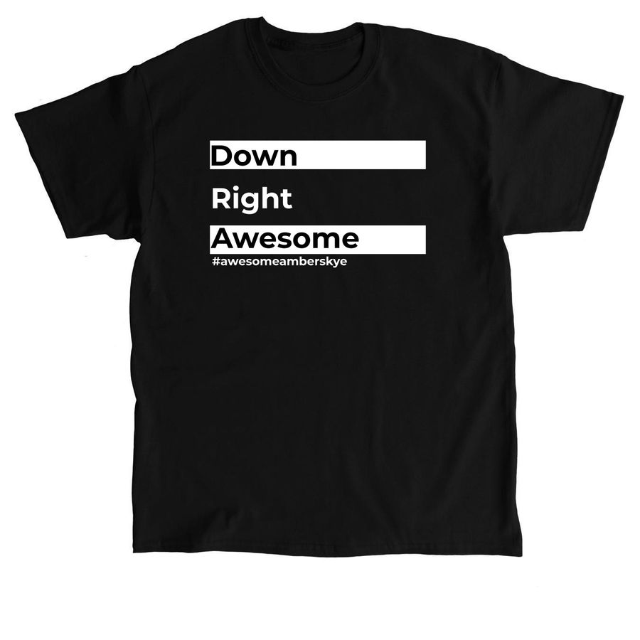Team #awesomeamberskye, a Black Classic Unisex Tee